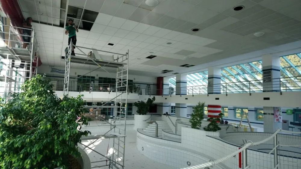 Rekonstrukce v Aquacentru