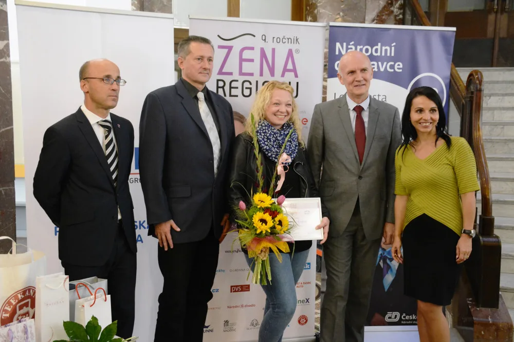 Ženou regionu se stala Tereza Melišová, pomáhá dětem v nemocnicích i azylových domech