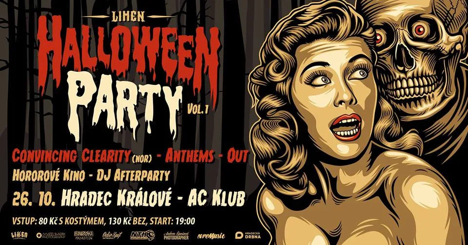 Halloweenská párty v AC Klubu se blíží. Vrcholem bude koncert norské metalové kapely Convincing CleArity