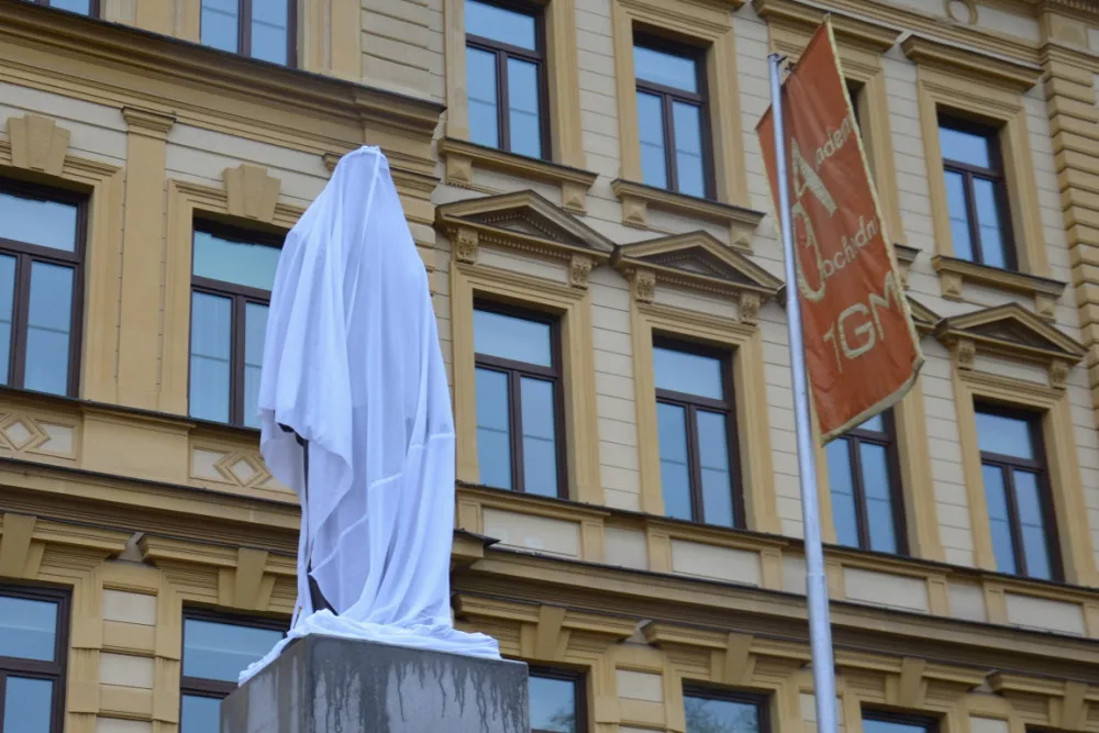 Socha T. G. Masaryka se vrátila do Kostelce, odlila ji umělecká slévárna v Dolní Kalné