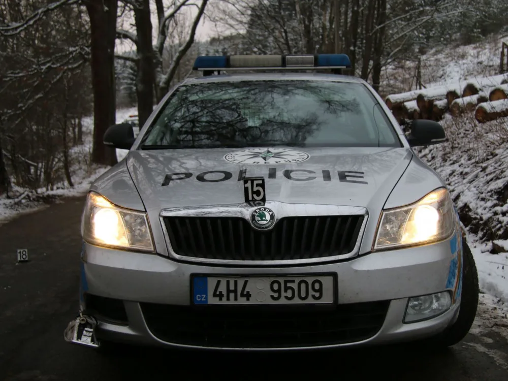 Policisté stříleli po cizinci, který ujížděl s autem ukradeným v Německu, vystopoval ho pes Chucky