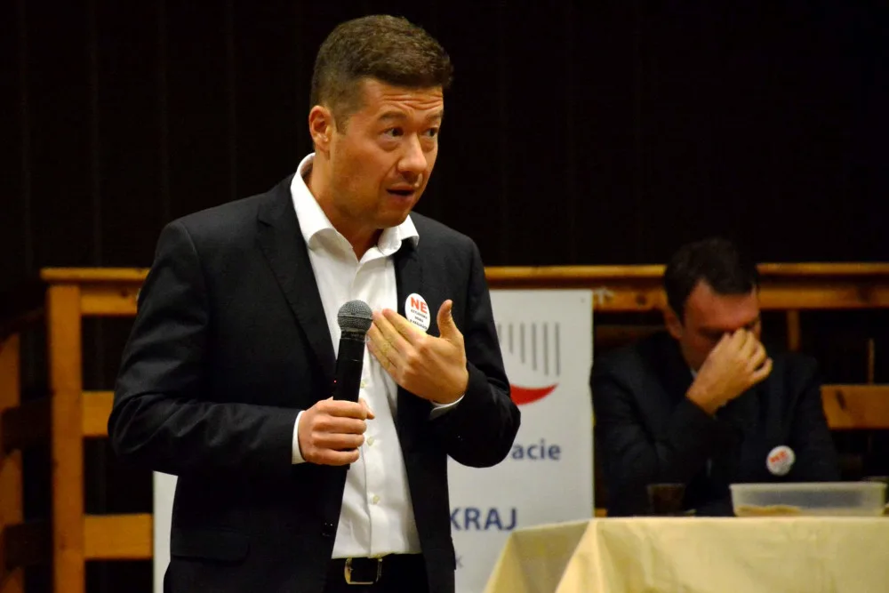 Předseda SPD Tomio Okamura