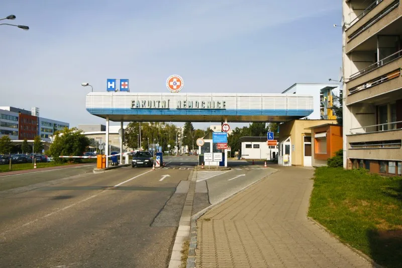Vjezd do nemocnice