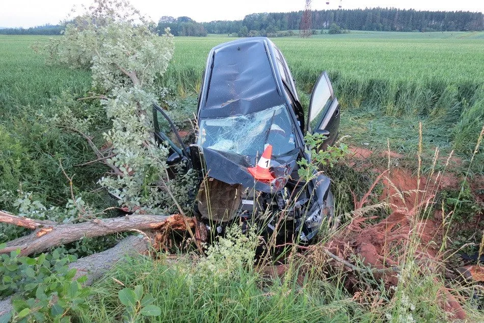 Nehoda u Kunčic.