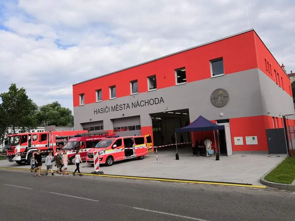 Nová hasičská zbrojnice.