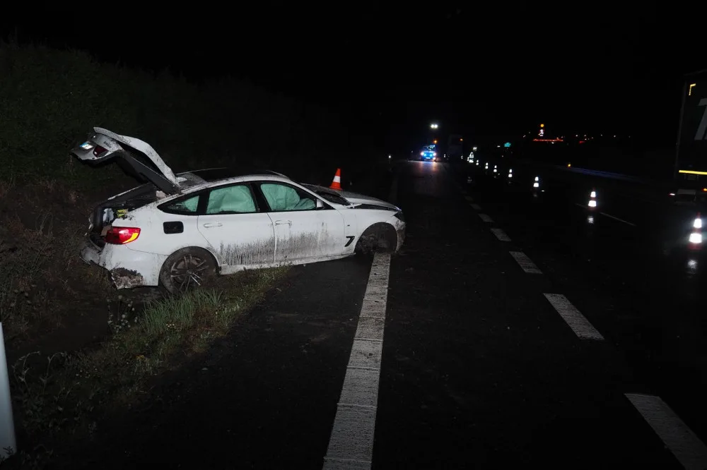 Auto po nehodě.