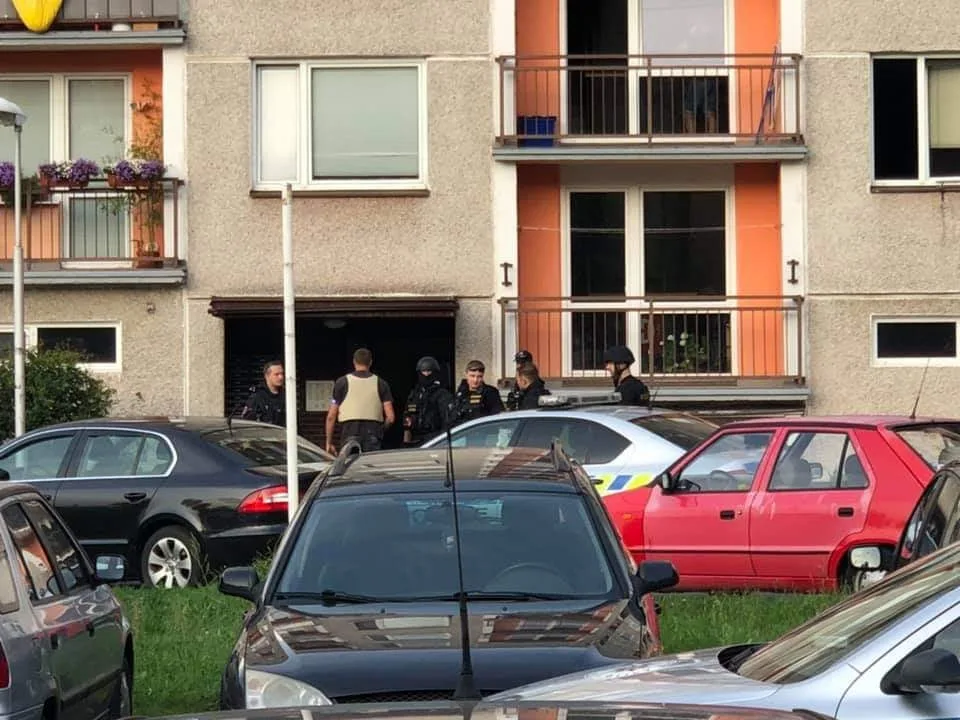 Policisté v místě zásahu