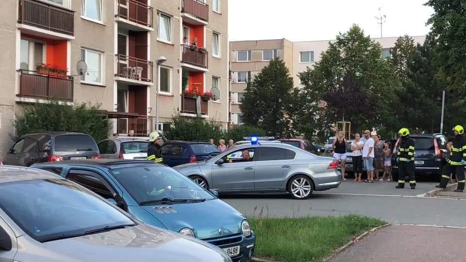 Zásah policie v Pod Strání