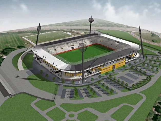 Jedna z verzí, jak by stadion mohl vypadat