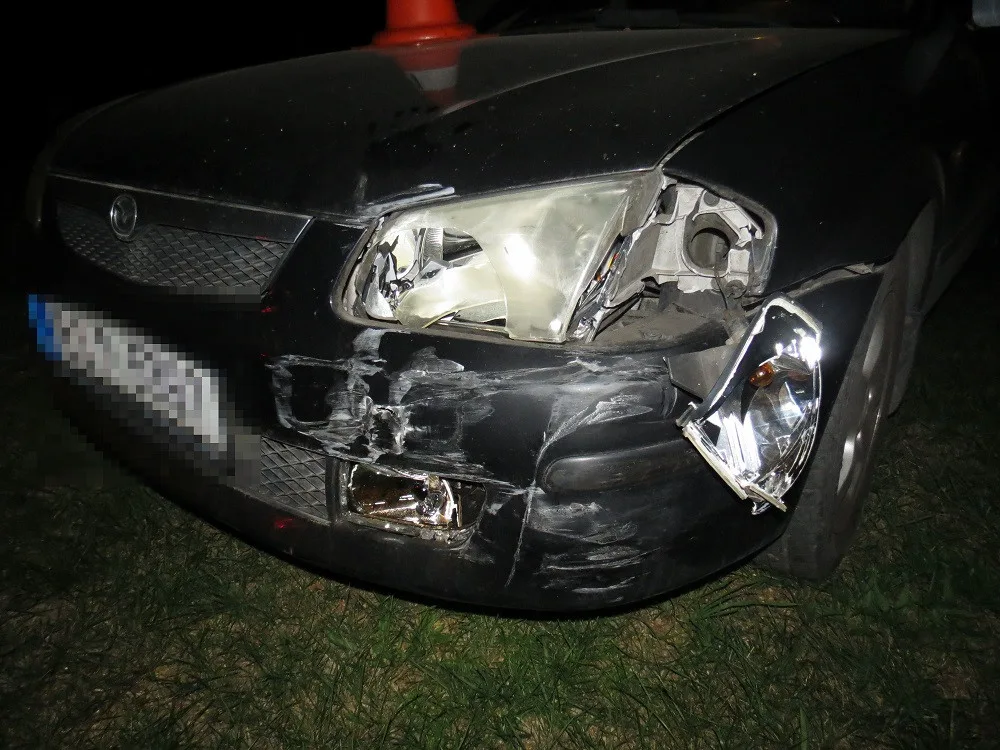 Automobil opilého řidiče.