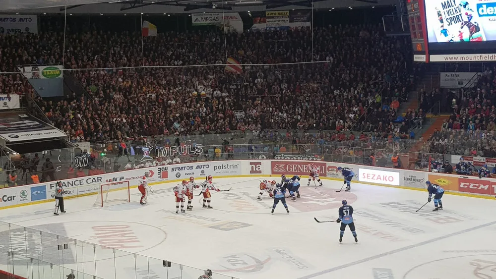 Foto z utkání Hradec - Kladno