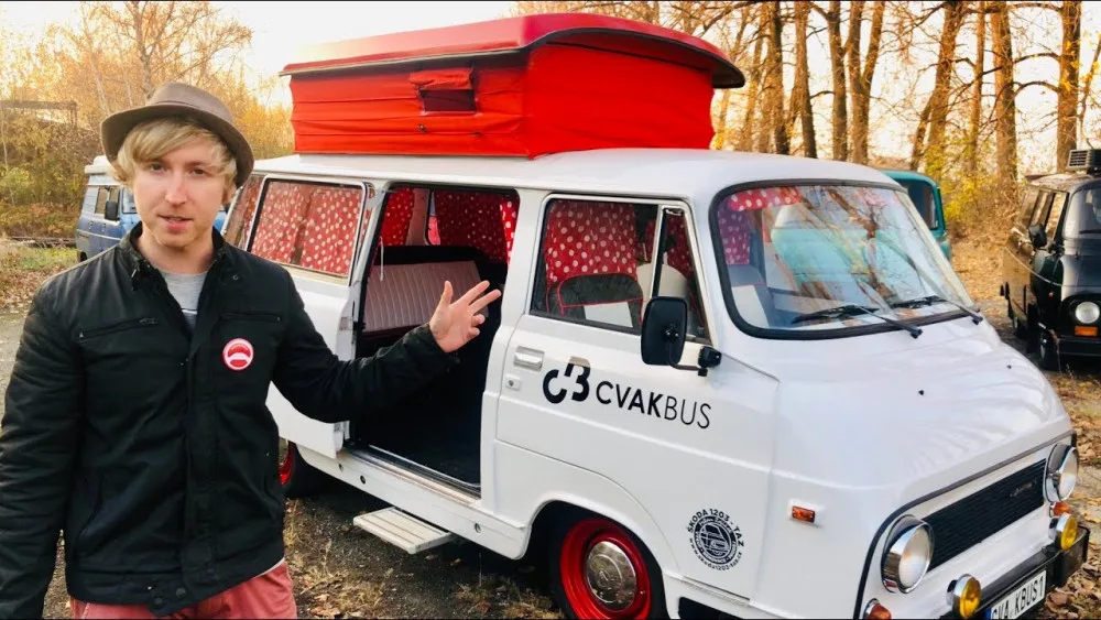 Jakub Misík se svým projektem Cvakbus