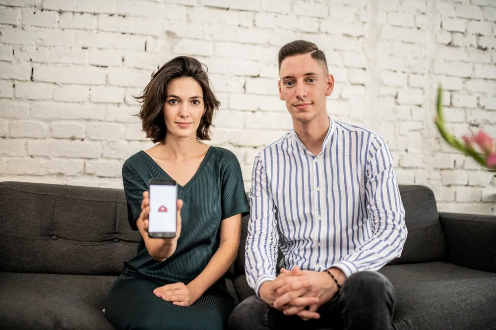 Zkladatelé projetku Jakub Henni a Michaela Gregorová