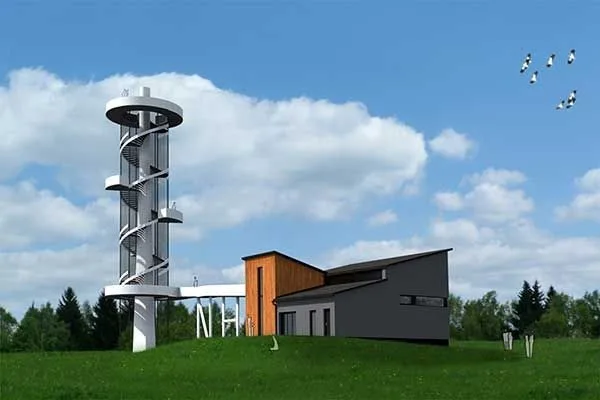 Vizualizace: rozhledna Nový Hrádek