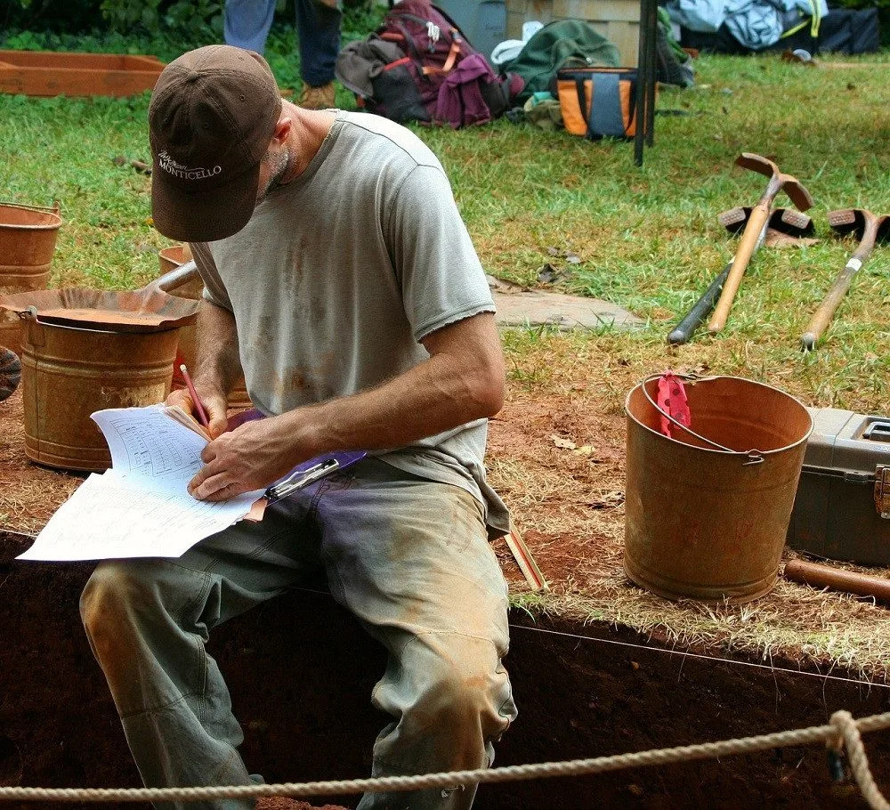 ilustrační foto- práce archeologa