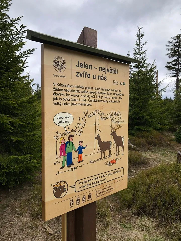 Jelení  Hravá naučná stezka