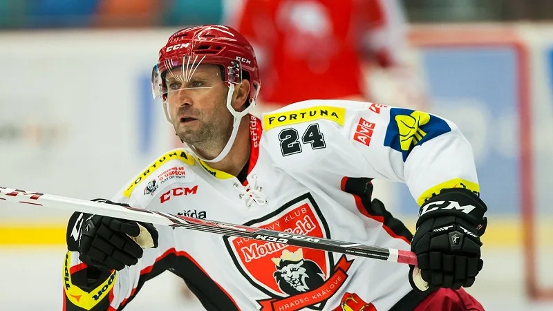 Jaroslav Bednář ještě v dresu hradeckého Mountfieldu