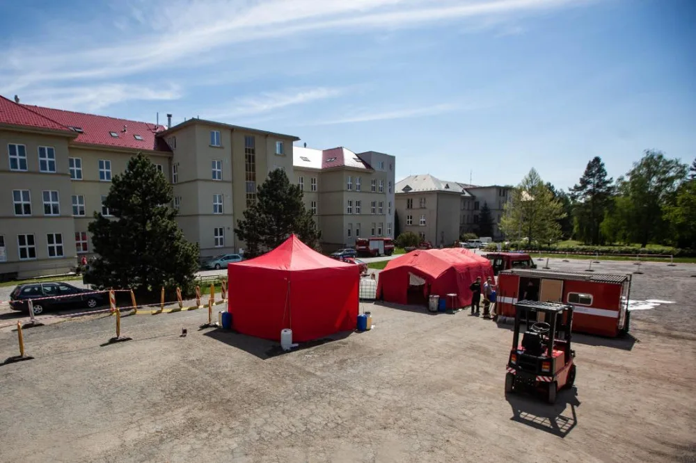 odběrové místo na covid-19 v Rychnově nad Kněžnou