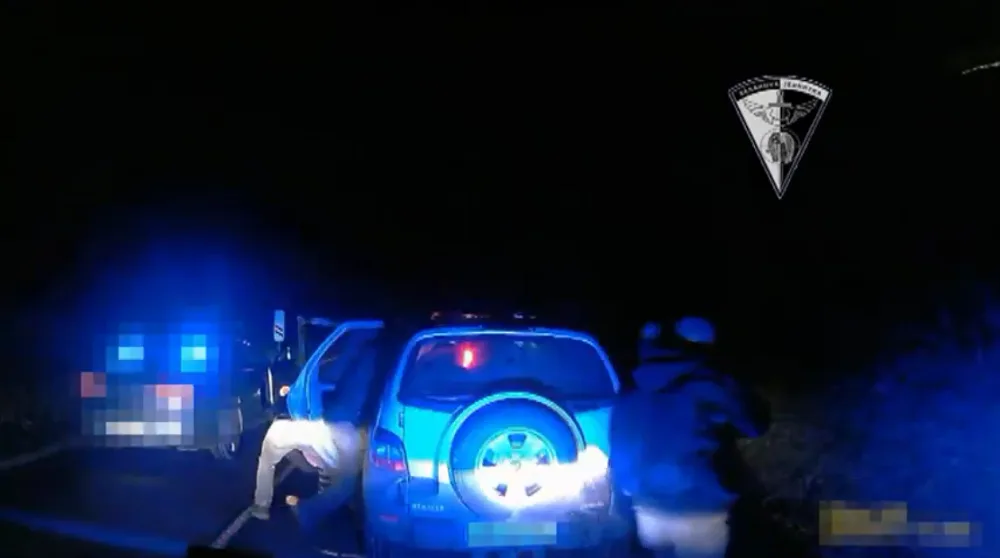 Únorové zadržení cizinců zásahovou jednotkou