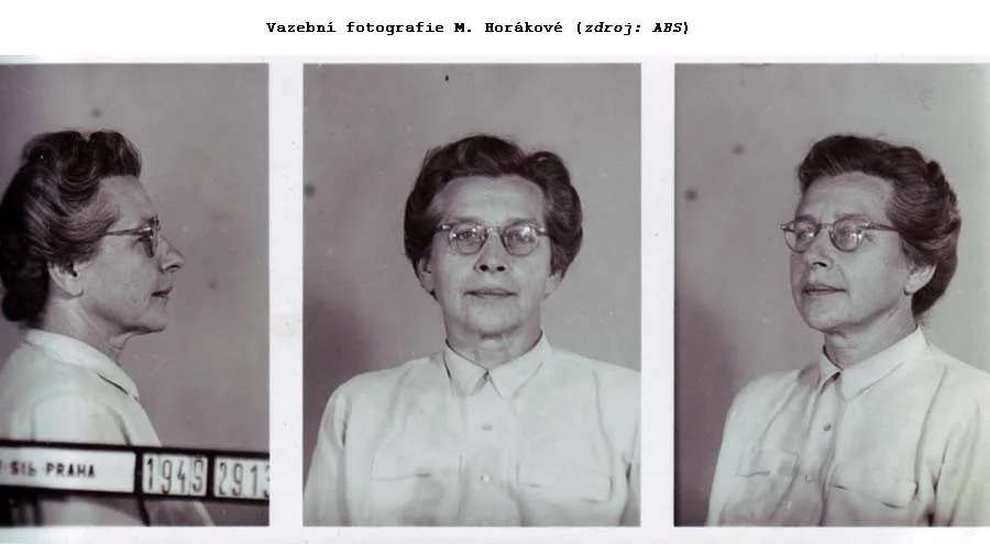 Milada Horáková- foto ve vazební věznici