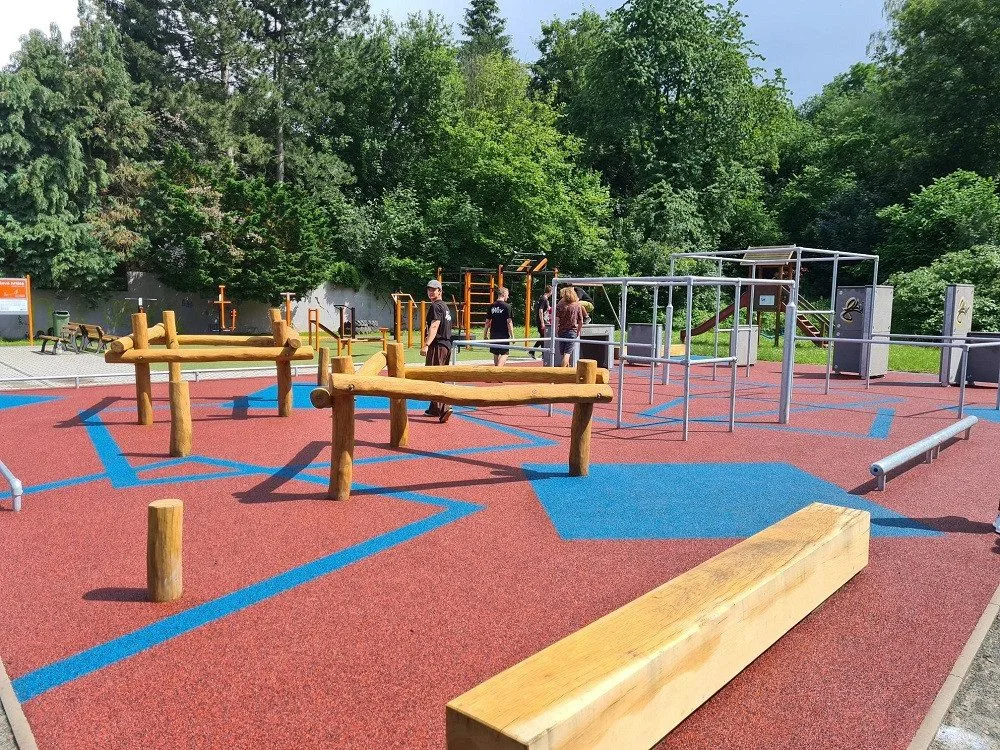 Parkourové hřiště v Náchodě