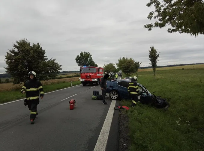 Dopravní nehoda u Bílého Újezdu na Rychnovsku