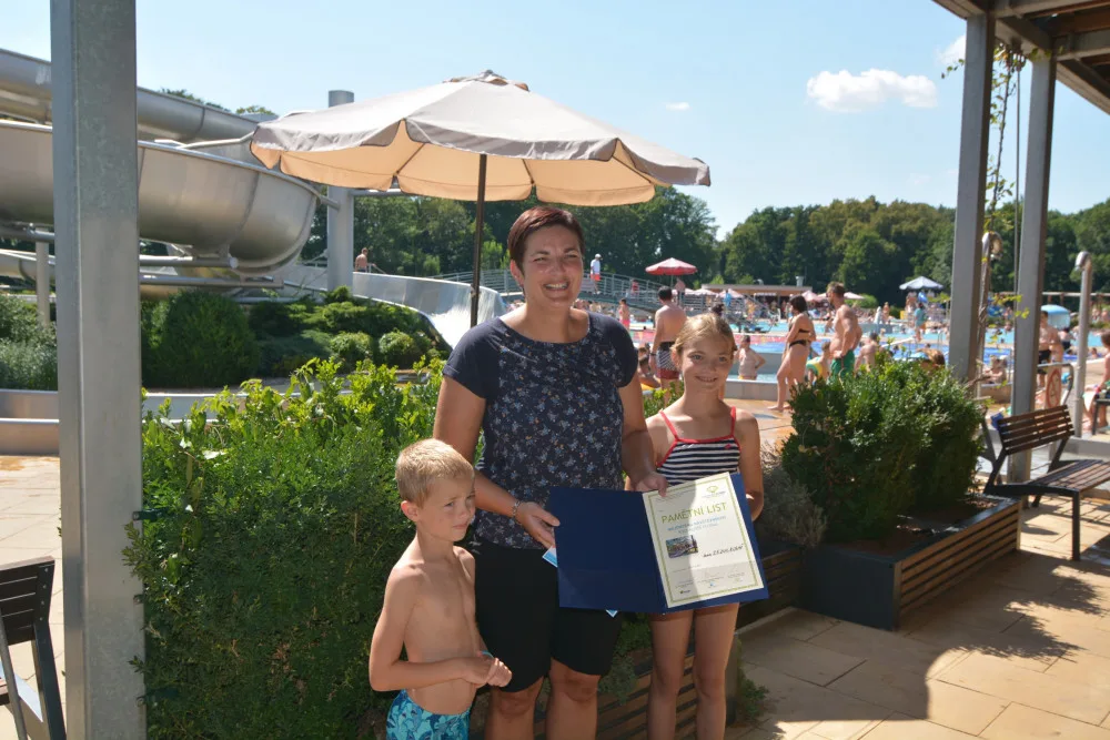 Koupaliště Flošna v Hradci Králové přivítalo miliontého návštěvníka