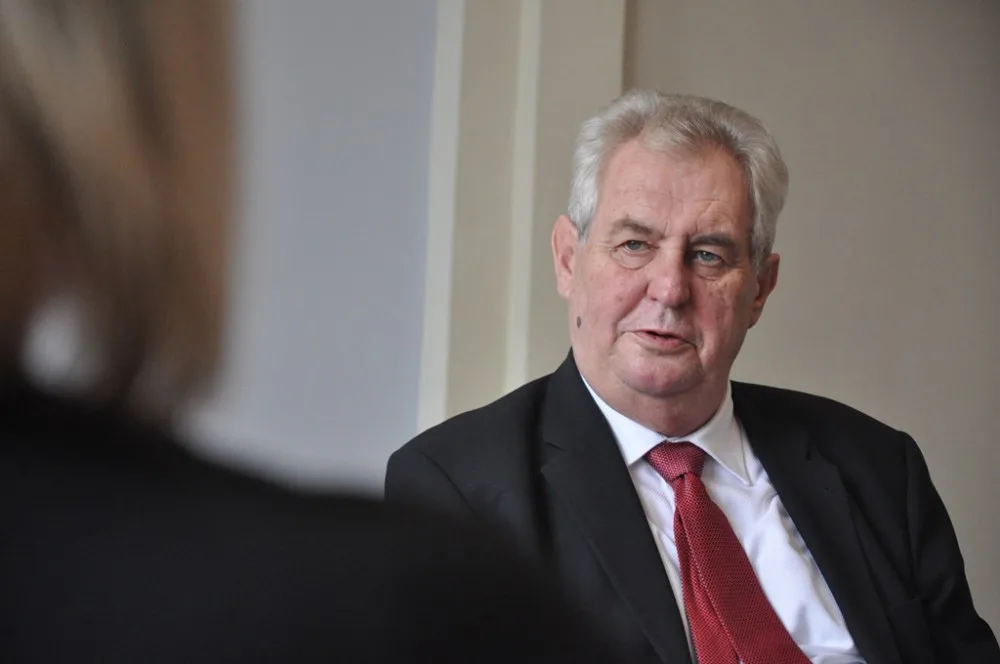 Prezident  ČR Miloš Zeman