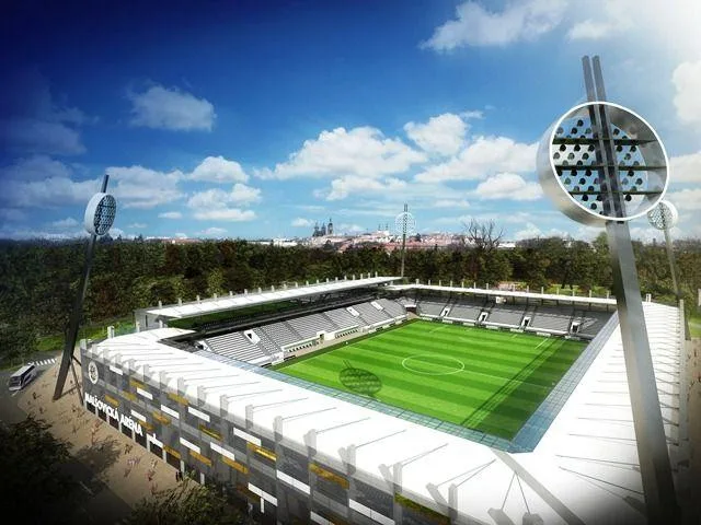 Studie fotbalového stadionu v Hradci Králové