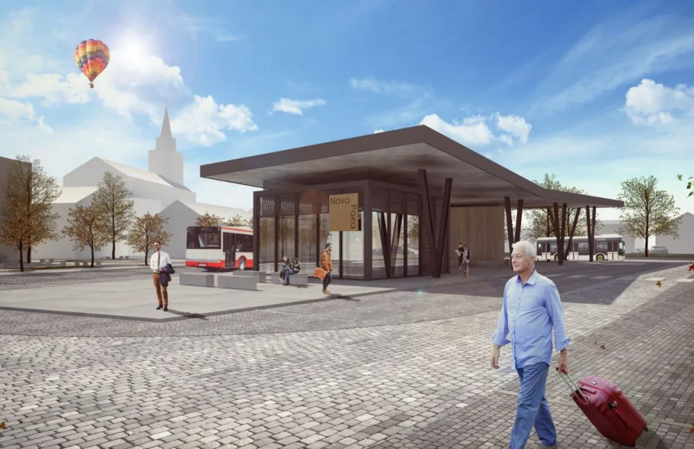 Nová Paka má nový autobusový terminál. Fungovat začne příští měsíc