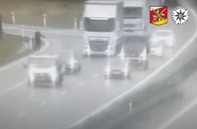 VIDEO: Stopoval na dálnici a odmítal přestat i po příjezdu policie
