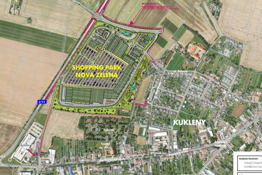 Kraj nařídil podrobnou studii pro stavbu nového Shopping Parku Nová Zelená. Občané budou mít možnost vznést své připomínky