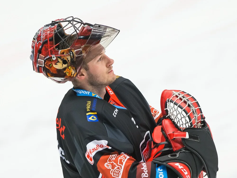 Hokejový brankář Marek Mazanec