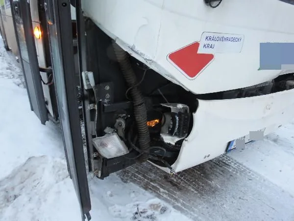 Na Trutnovsku do silnice vběhli koně. Způsobili nehodu dvou autobusů a dvou osobáků