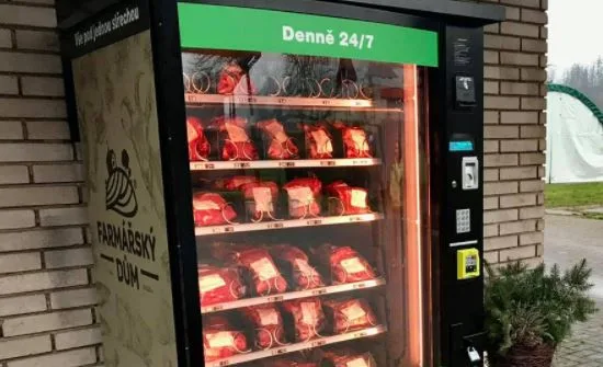 Na Trutnovsku mají první masomat v republice, místo kafe vám automat prodá svíčkovou