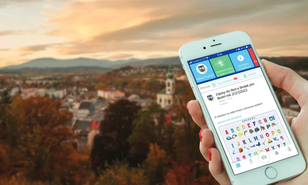 Trutnov má novou mobilní aplikaci. Občany upozorní na nebezpečí nebo odstávky energie