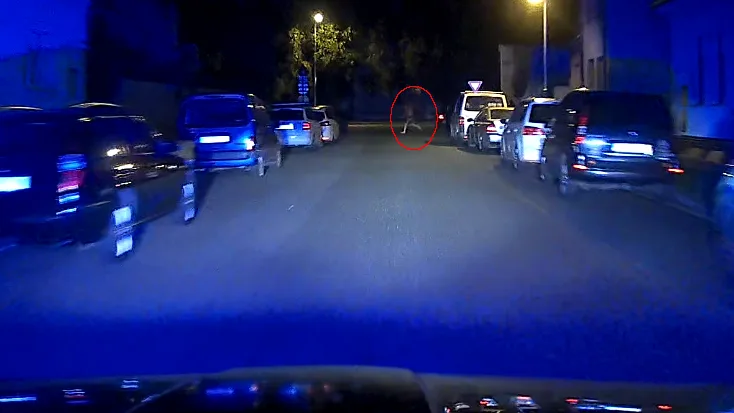 Jste zrádce lidství, křičel na strážníky zatčený muž. Bez bot se snažil utéct z nabouraného auta