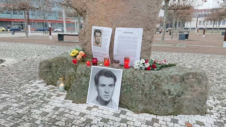 V Hradci Králové si lidé připomínají památku Jana Palacha. Začal Palachův týden
