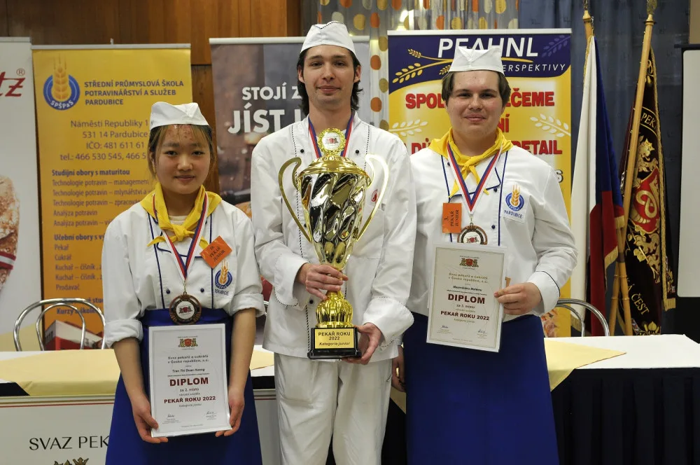 Mladí pekaři se utkali Pardubicích. Vítězná trofej putuje do Brna