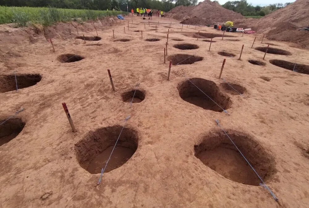 Archelogický průzkum na obchvatu Jaroměře