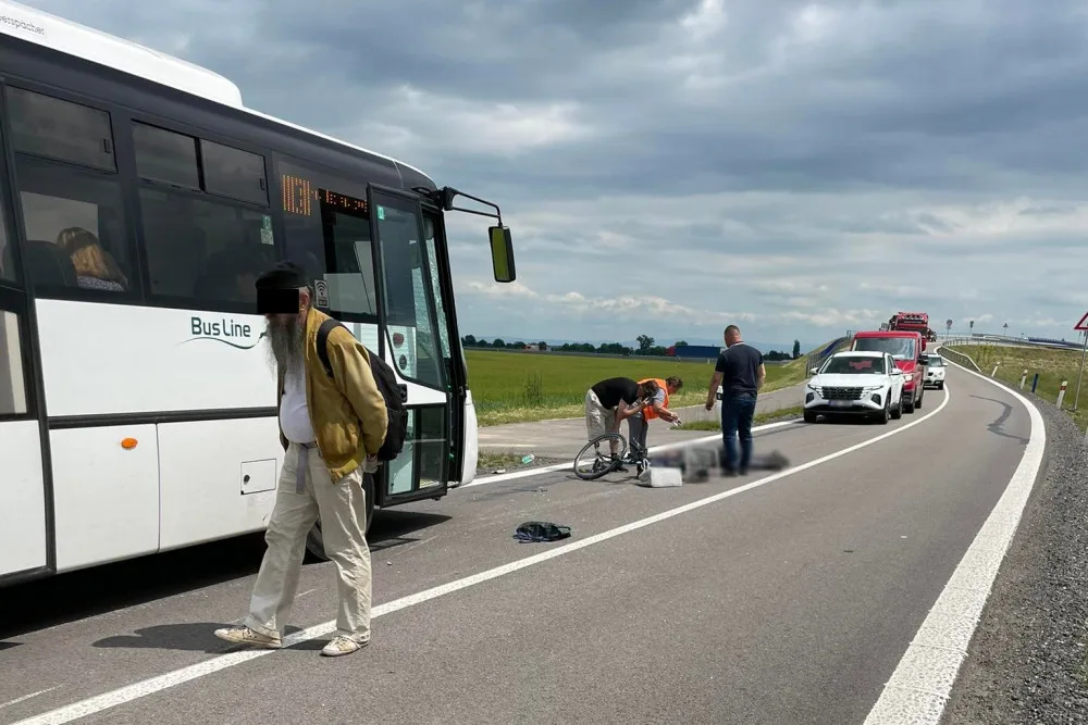 Během jednoho dne policie v kraji řešila pět nehod, ve kterých figurovali cyklisté nebo motorkáři