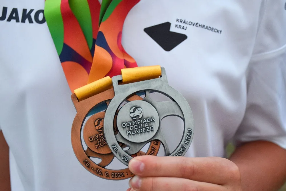 Medaile sportovců z Královéhradeckého kraje získané na 19. ročníku Olympiády dětí a mládeže