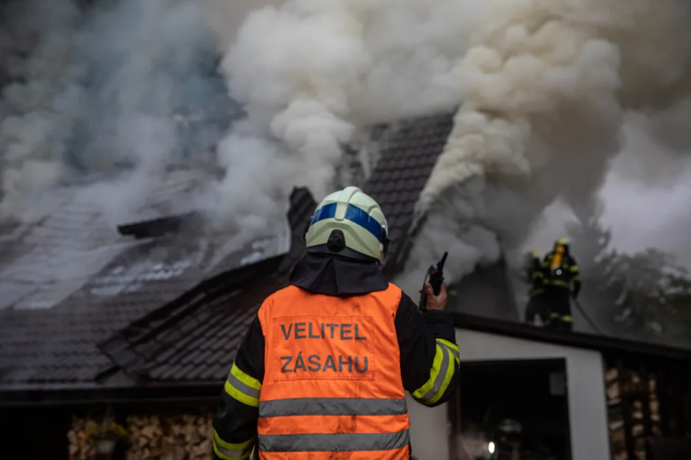 V Luisině údolí v Orlických horách shořela chalupa. Škoda je téměř pět milionů korun