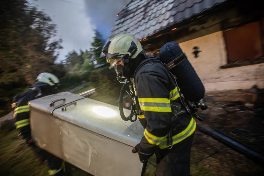 V Luisině údolí v Orlických horách shořela chalupa. Škoda je téměř pět milionů korun