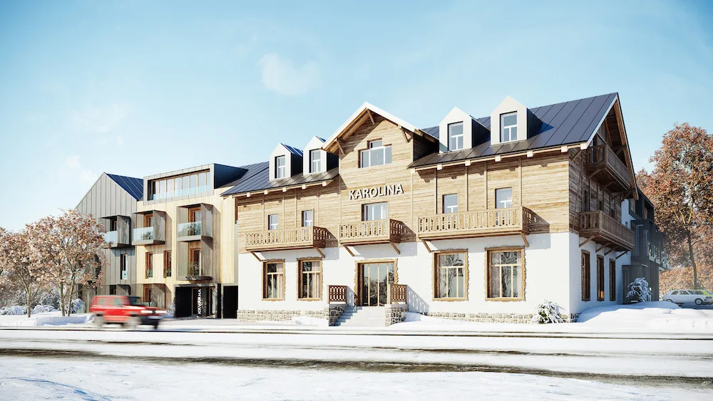 V Harrachově postaví apartmánový dům Karolina. Investor přestavuje nejstarší hotel ve městě