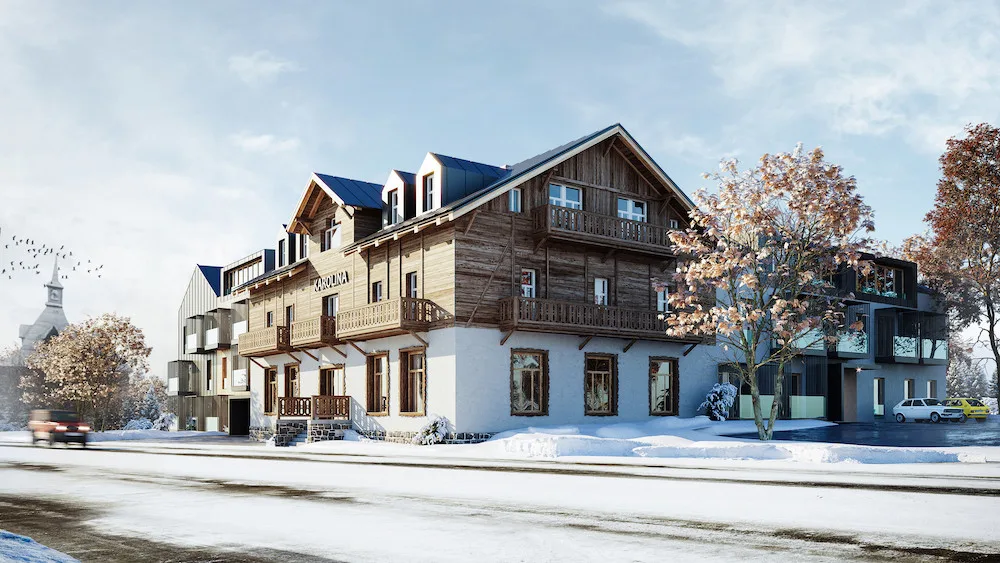 V Harrachově postaví apartmánový dům Karolina. Investor přestavuje nejstarší hotel ve městě