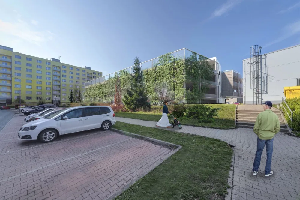Parkovací dům na Zelené Louce nechceme, zní od některých obyvatel Trutnova. Město si za stavbou stojí