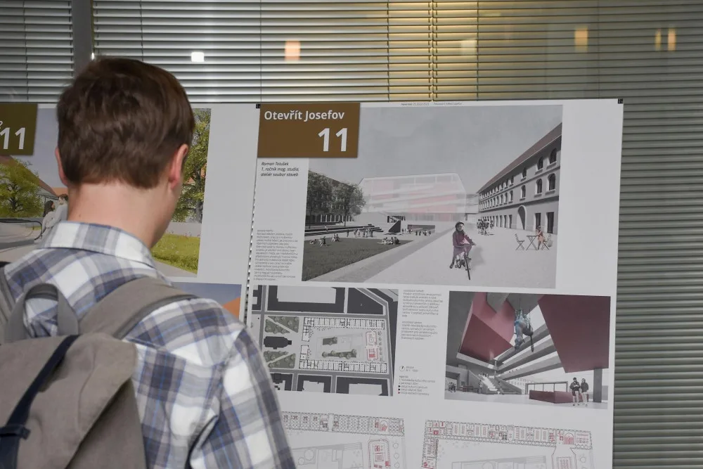 Studenti architektury navrhli budoucí podobu kasáren v pevnosti Josefov