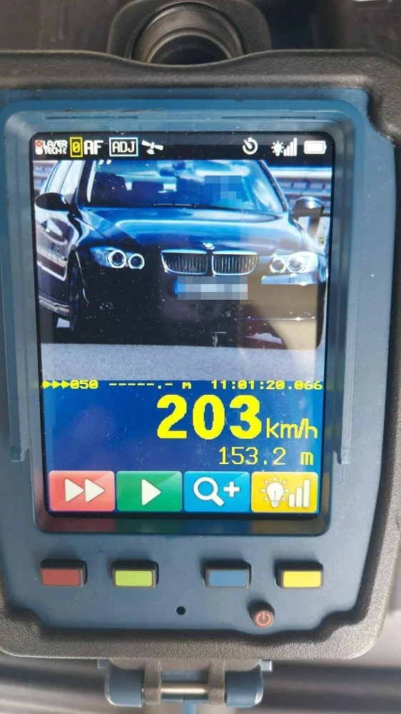 Muž, který jel 203 km/h