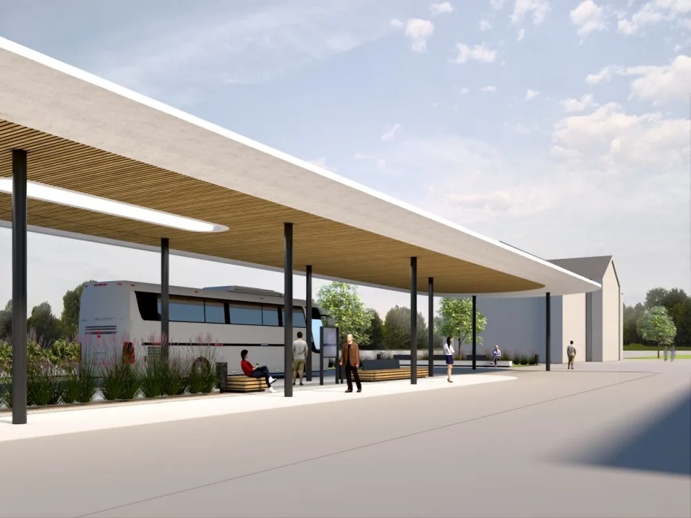 V Hronově na Náchodsku začala výstavba autobusového terminálu za 37 milionů